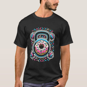 Kettlebell Donut Shirt Funny Gym Shirt Gym Fitness