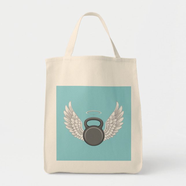 Kettlebell Heaven Tote Bag (Front)