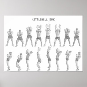 Kettlebell Jerk Poster