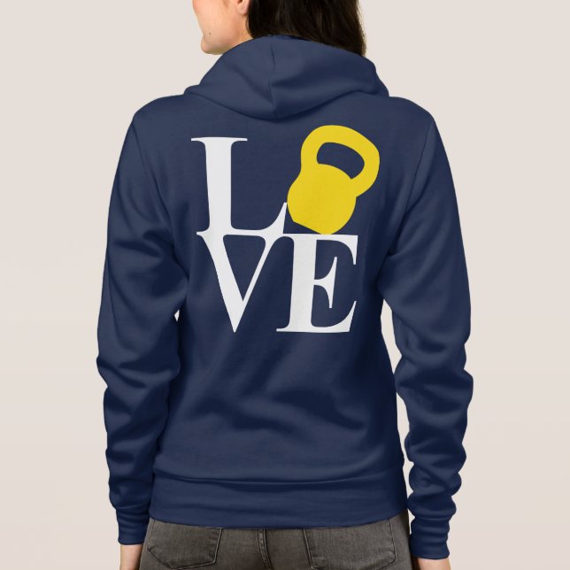 Kettlebell Love Hoodie (Back)