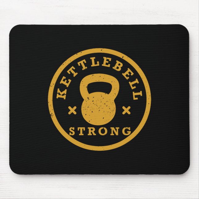Kettlebell  mouse pad (Front)