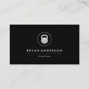 Kettlebell Personal Trainer Business Card