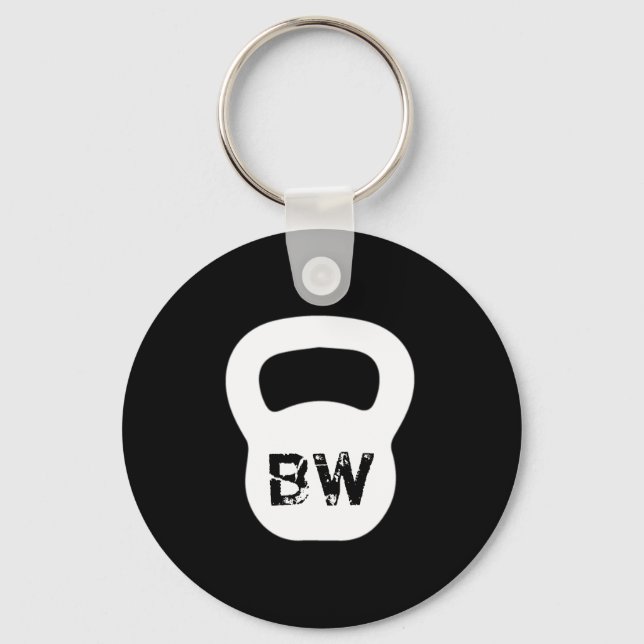 Kettlebell Personal Trainer Key Ring (Front)