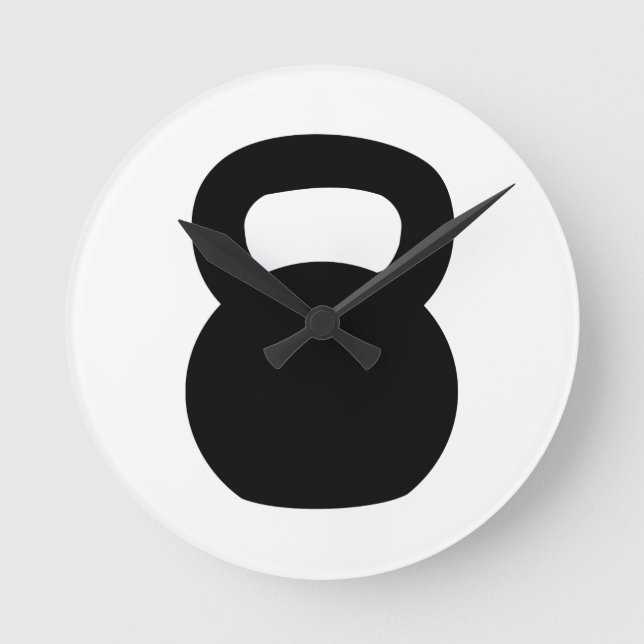 Kettlebell Round Clock (Front)