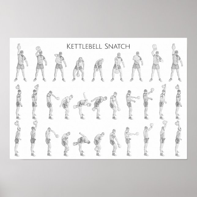 Kettlebell Snatch Poster (Front)