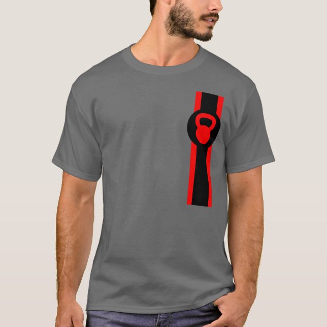 Kettlebell Striped T-shirt (Front)