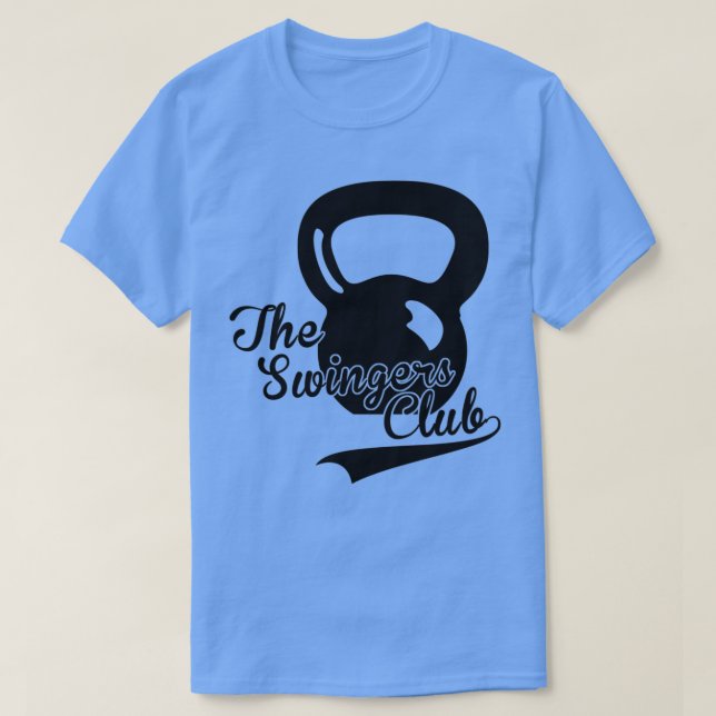 Kettlebell Swingers Club 1  T-Shirt (Design Front)