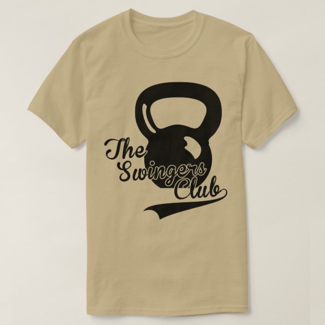 Kettlebell Swingers Club 2  T-Shirt (Design Front)