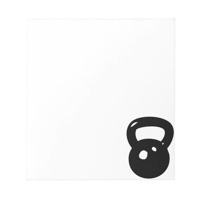 Kettlebell Workout Notepad (Front)