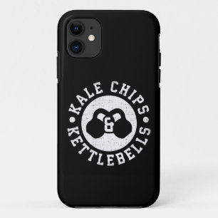 Kettlebells and Kale Chips - Funny Novelty Workout Case-Mate iPhone Case