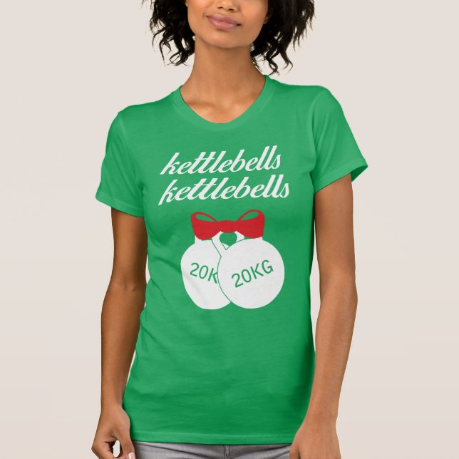 Kettlebells Kettlebells Christmas Tee (Front)