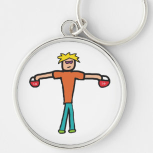 Kettlebells Key Ring
