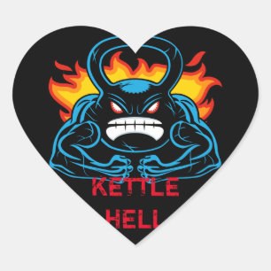 kettlehell heart sticker