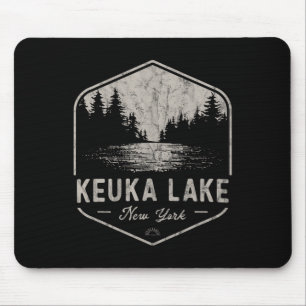 Keuka Lake New York Outdoors Vintage Mouse Pad