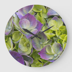 Keukenhof Garden Hydrangea Large Clock