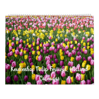 Keukenhof Tulip Festival, Holland Calendar