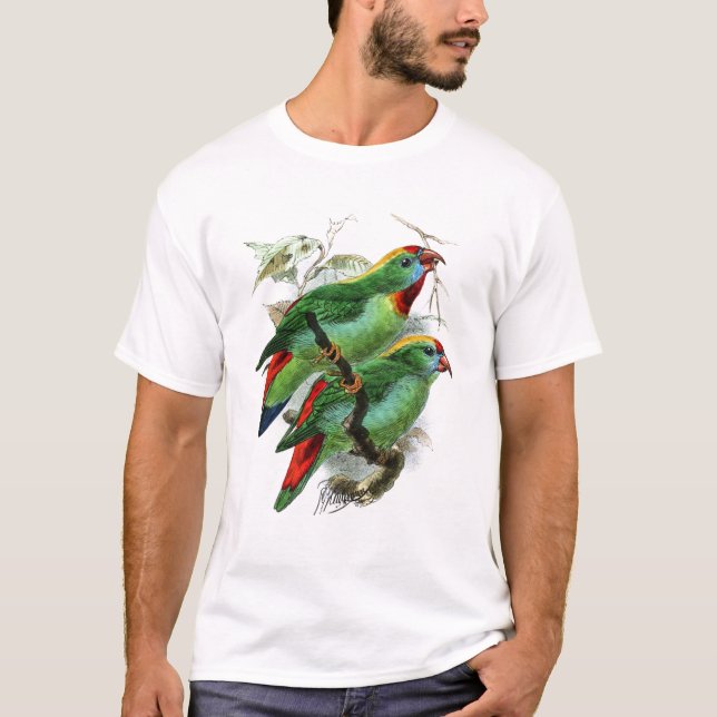 Keulemans' Philippine Hanging Parrot T-Shirt (Front)