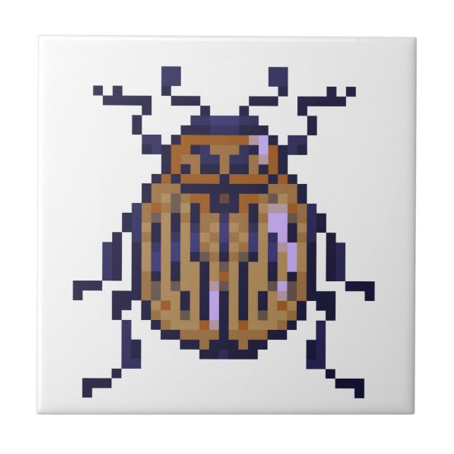 Kever oker pixelart tile (Front)