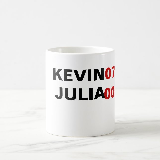 KEVIN 07 JULIA 007 COFFEE MUG (Center)