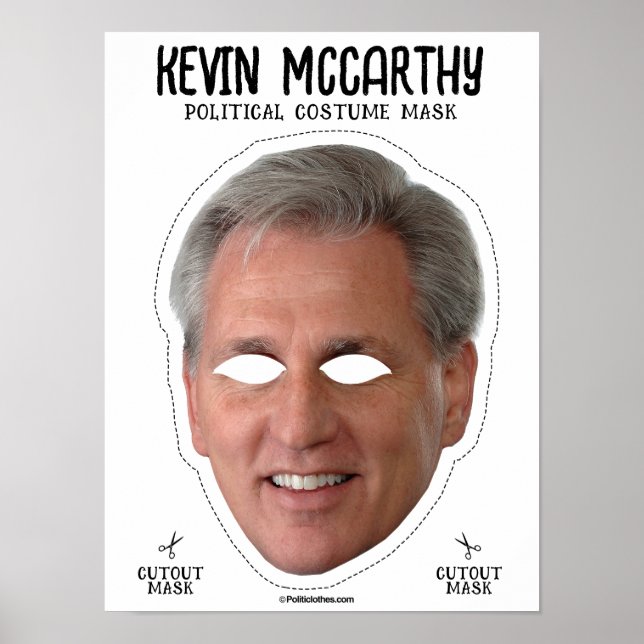 Kevin McCarthy Costume Mask Poster (Front)