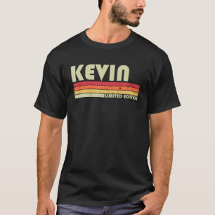 KEVIN Name Personalised Retro Vintage 80s 90s Birt T-Shirt