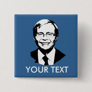 Kevin Rudd 15 Cm Square Badge