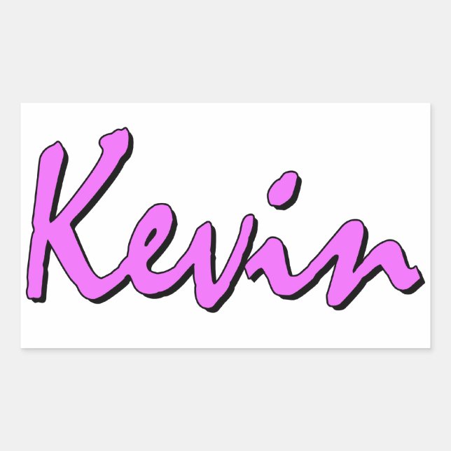 Kevin Sticker Pink (Front)