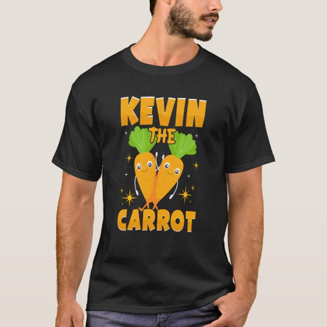 Kevin The Carrot Carrot Vegetables Costume T-Shirt (Front)