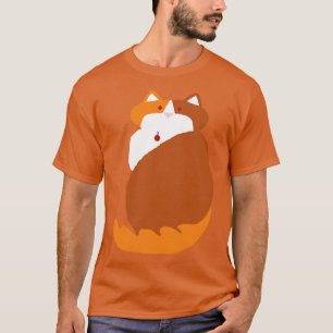 Kevin the Ginger Cat Abstract Drawing T-Shirt