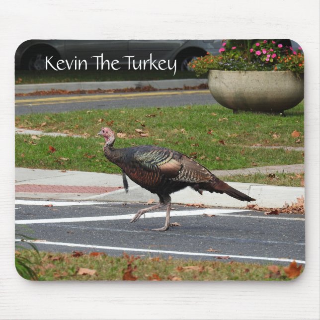 Kevin The Turkey -Old Wethersfield, CT Mouse Pad (Front)