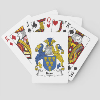 Kew Family Crest Playing Cards