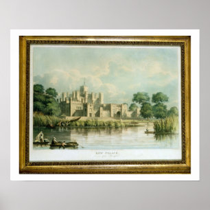 Kew Palace as seen from Brentford, engraved by Tho Poster