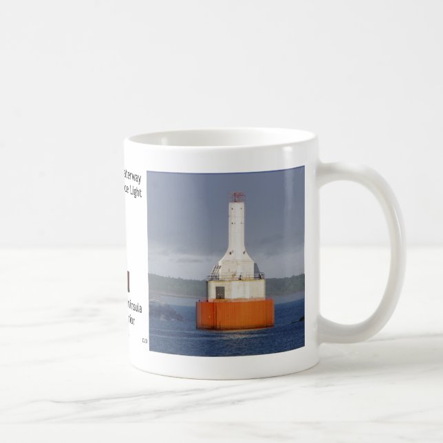 Keweenaw Waterway Upper Entrance Light 2023 mug (Right)