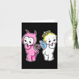 Kewpie Baby Angel Devil Cherubs Card