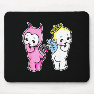 Kewpie baby angel devil cherubs  mouse pad