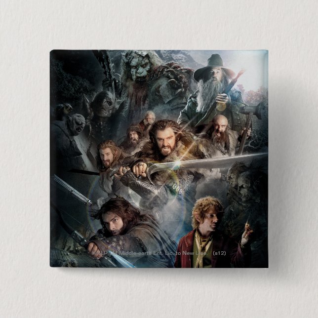 Key Art 15 Cm Square Badge (Front)