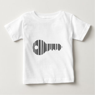 KEY BAR CODE Keys Barcode Pattern Design Baby T-Shirt