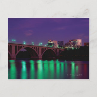 Key Bridge crossing the Potomac River Postcard