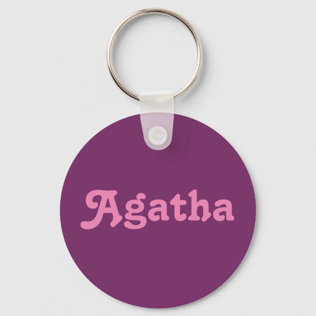 Key Chain Agatha (Front)