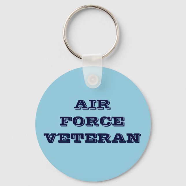 Key Chain Air Force Veteran (Front)