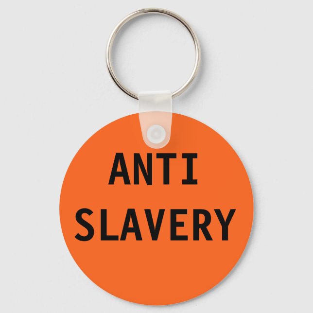 Key Chain Anti Slavery Orange (Front)