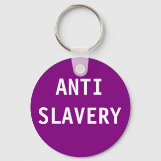 Key Chain Anti Slavery Purple