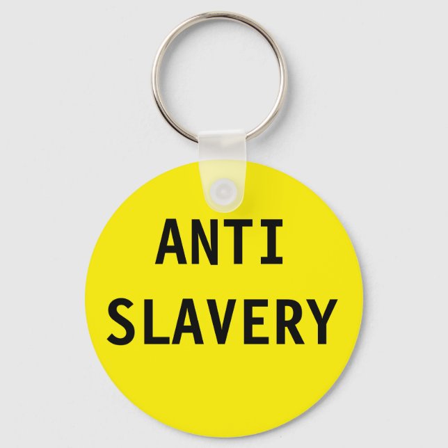 Key Chain Anti Slavery Yellow (Front)