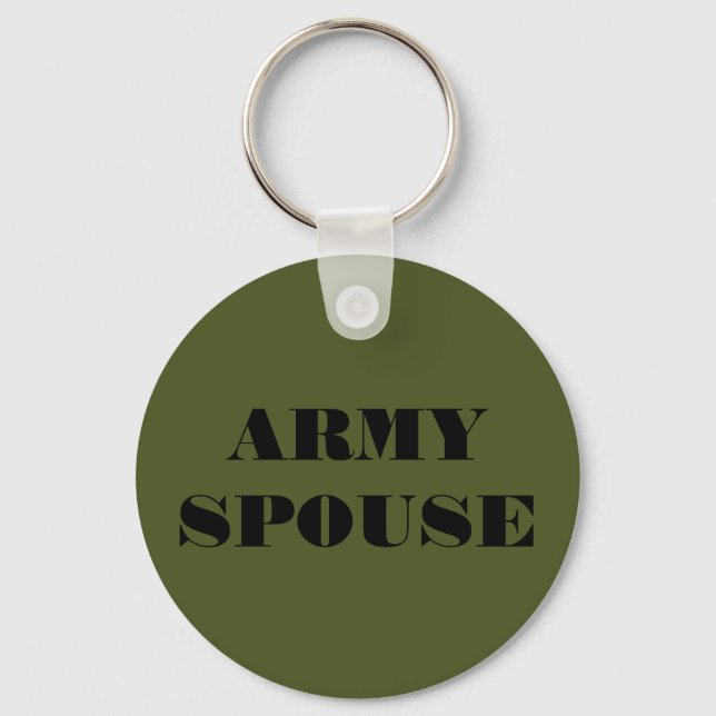 Key Chain Army Spouse (Front)