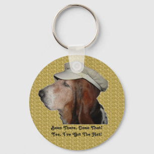 Key Chain Basset Hound Been There, Done That