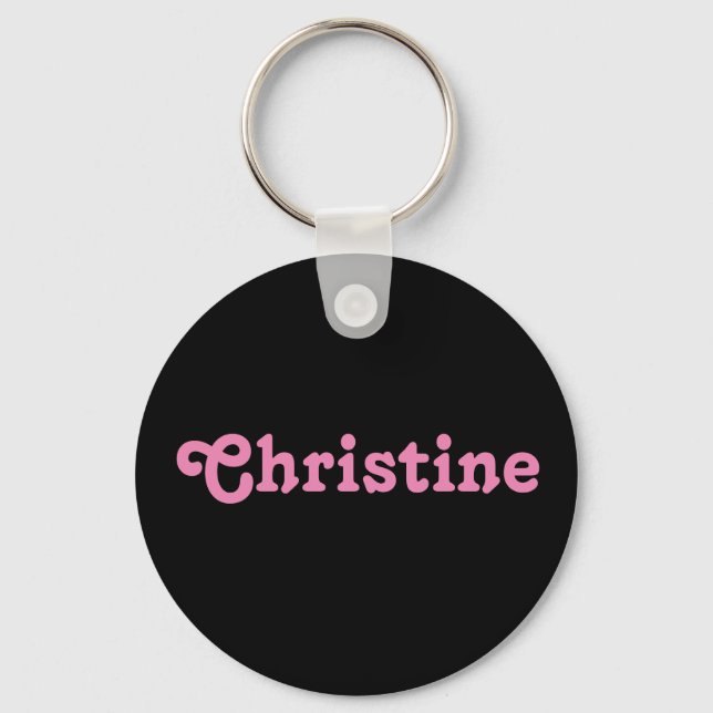 Key Chain Christine (Front)