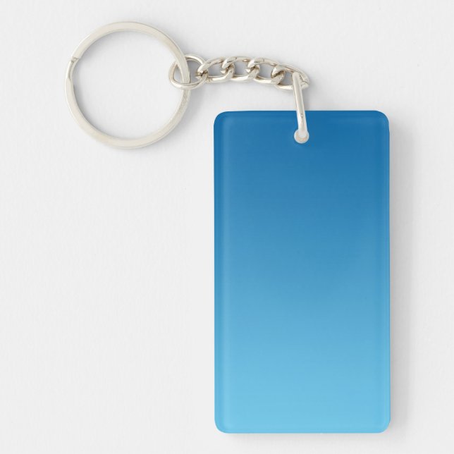 Key Chain: DARK BLUE OMBRE Ring (Front)