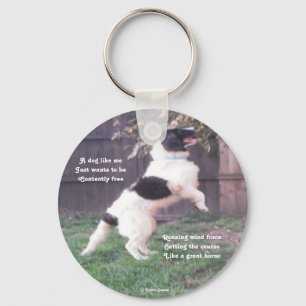 Key Chain Dog Horse Poem By Ladee Basset