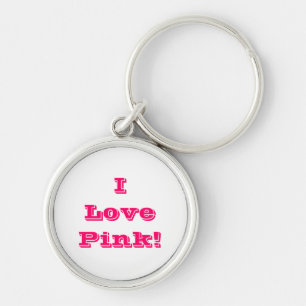 Key Chain I Love Pink