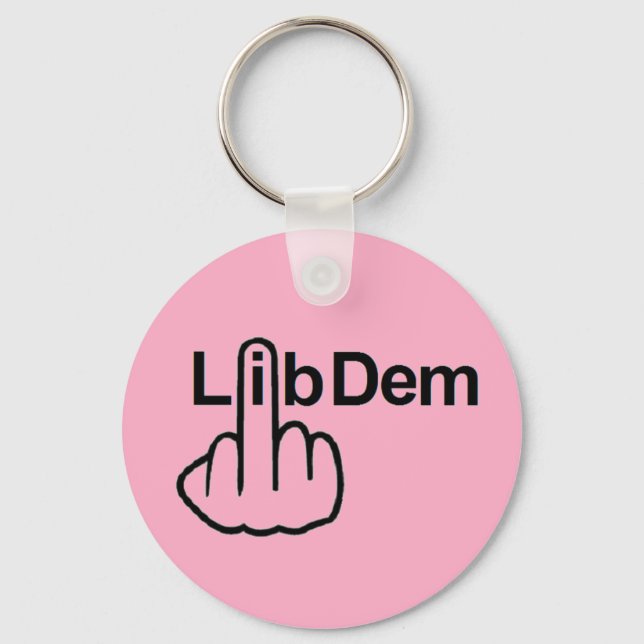 Key Chain Lib Dem Flip (Front)